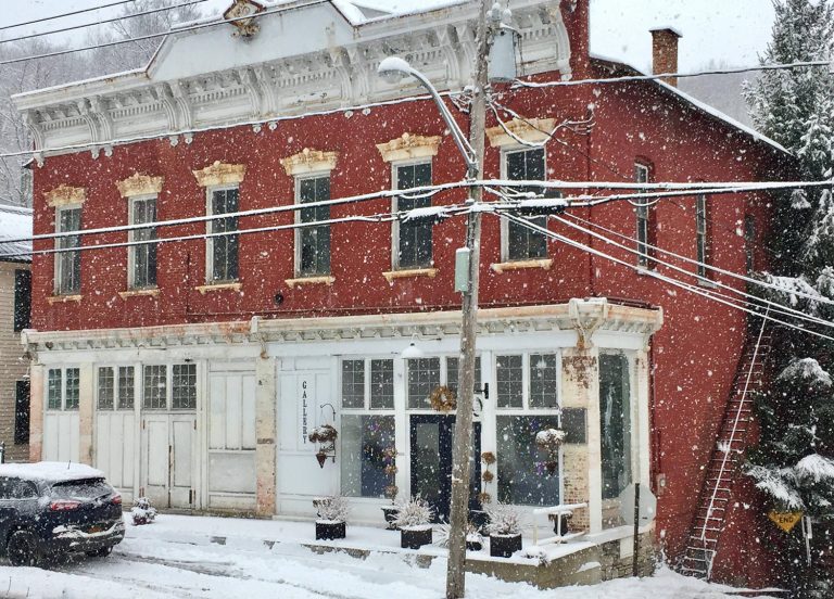 Klinkhart Hall in the winter