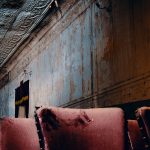 Red seat closeup