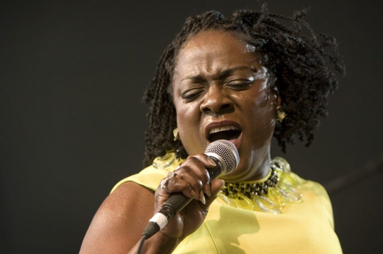 Sharon Jones singing