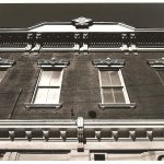 Klinkhart Hall black & white photo