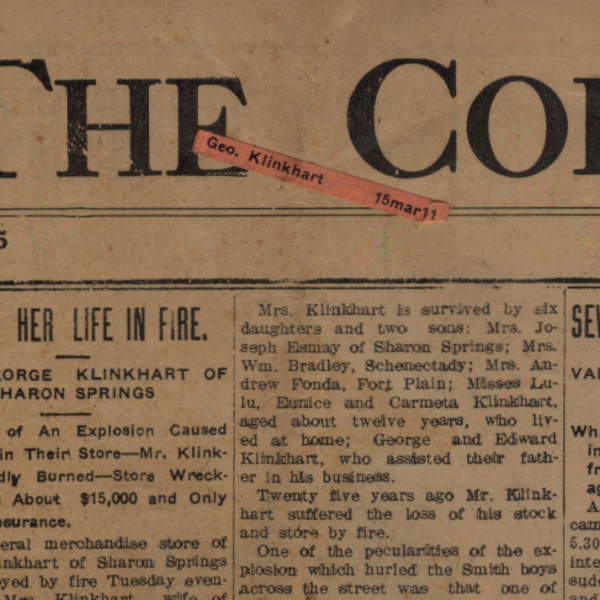 Cobleskill Times July 11,1911