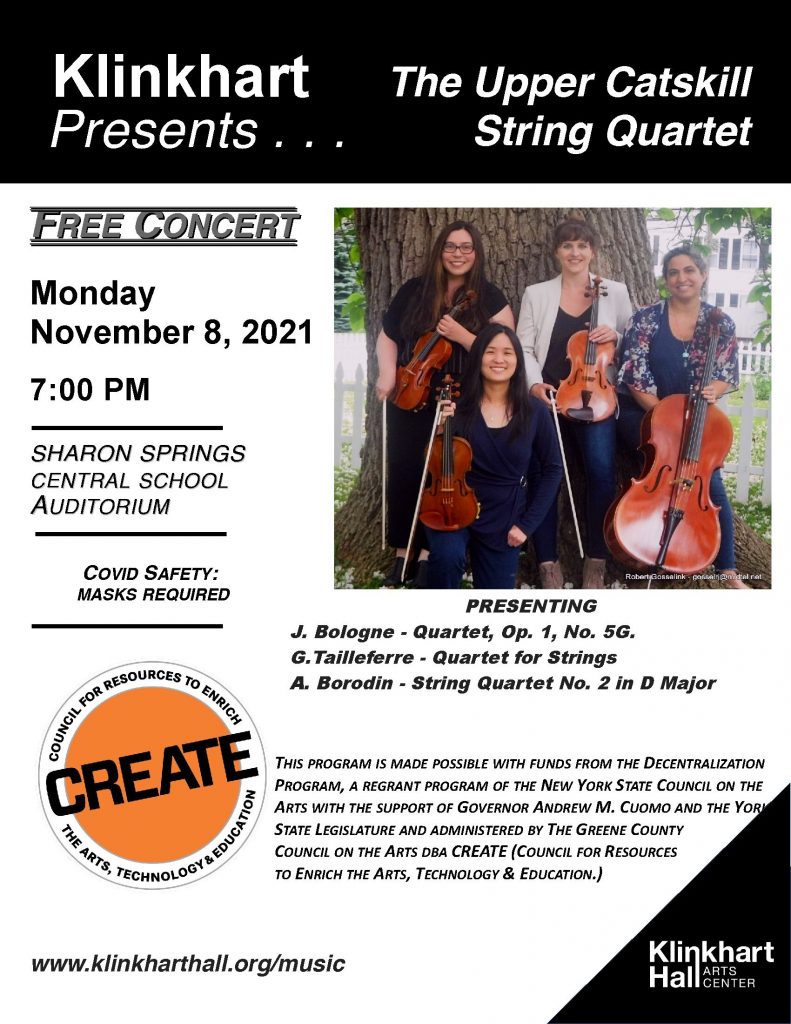 Upper Catskill String Quartet-Fall poster