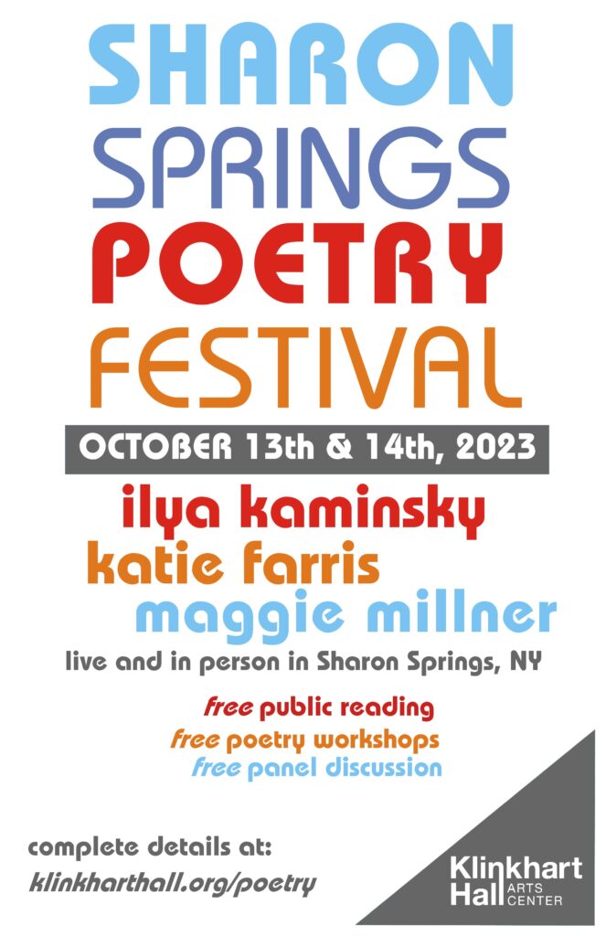 Poetry Festival poster